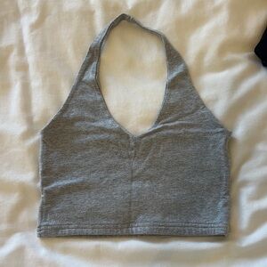 Brandy Melville grey halter top